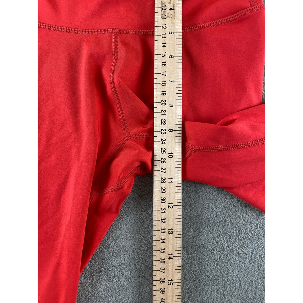 Papaya Active Womens Red High Waisted Cropped Leggings Size S PP5120 Athletic - Picture 14 of 16